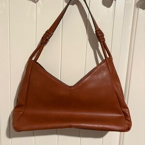 Time and Tru Cognac Brown Shoulder Bag